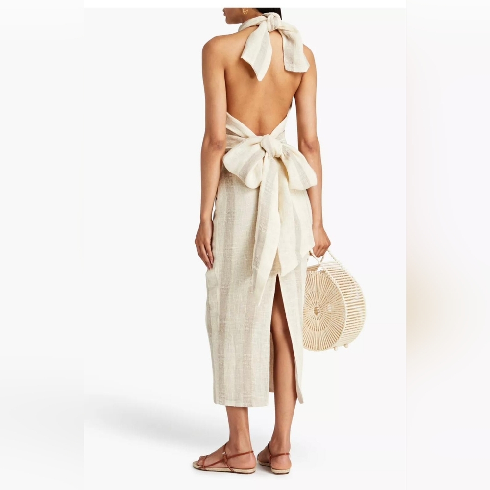 RRP€686 PIECE OF WHITE
Midi Dress Size M Linen Blend
Lined - Picture 2 of 2